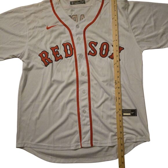 Boston Red Sox J.D. Martinez #28 Nike Mens Jersey Sz Large Flaco Dingers MLB - Picture 4 of 6